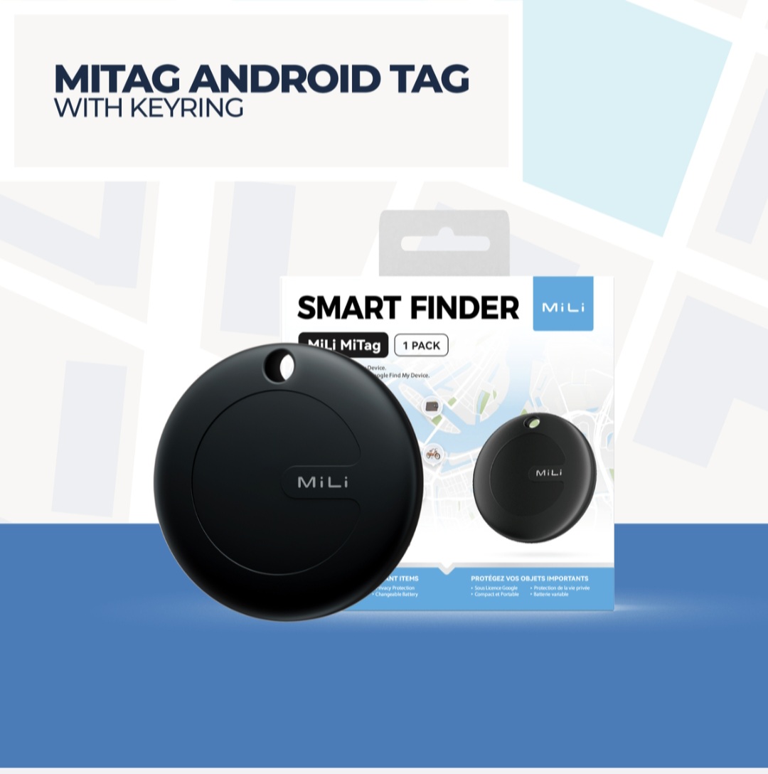 Mili MiTag Android Tag with Keyring - Single Pack