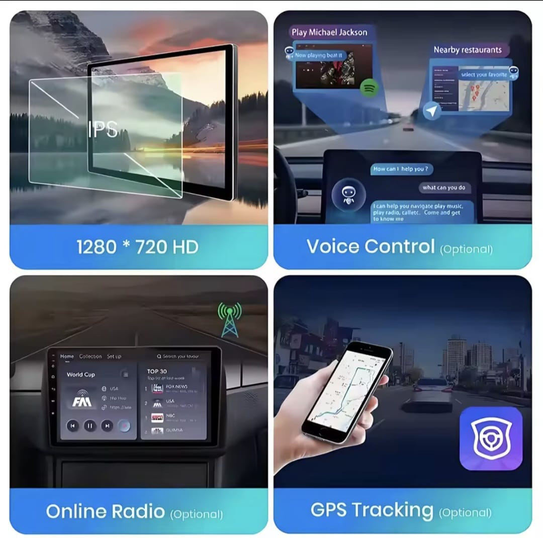 9” Android 15 Car Screen for VW Golf 7 (2013–2017) - Image 2