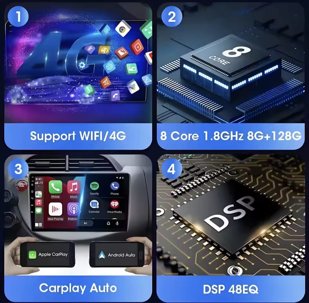 9” Android 15 Car Screen for VW Golf 7 (2013–2017) - Image 5