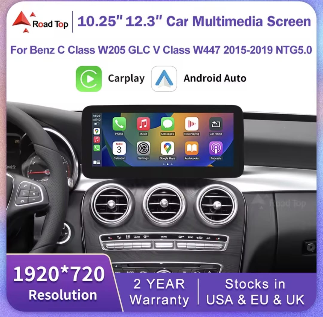 Mercedes Benz W205 Android Screen – Installation Gauteng