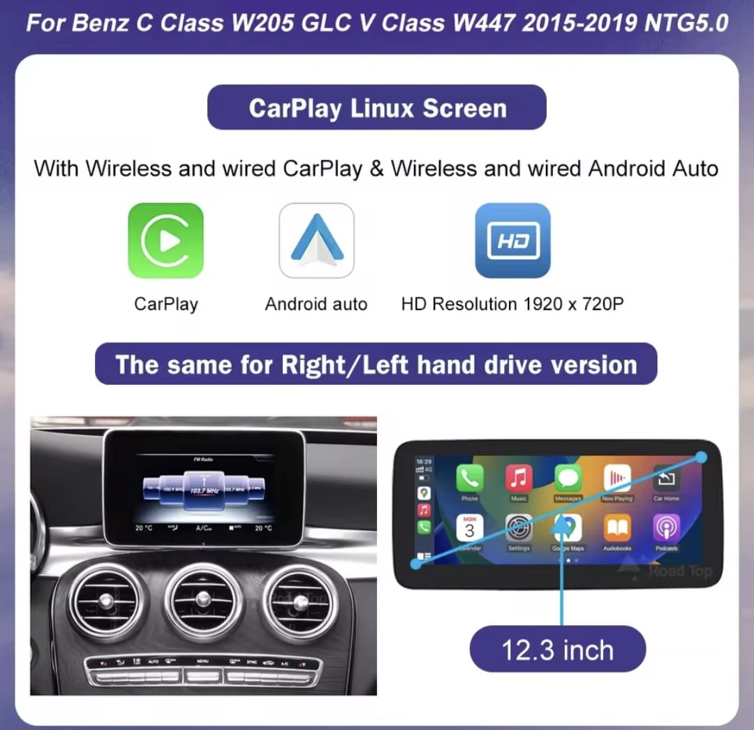 Mercedes Benz W205 Android Screen – Installation Gauteng - Image 7