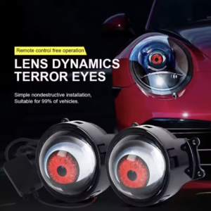 LED Dynamic Devil Eye 3” Headlight (33 Modes)